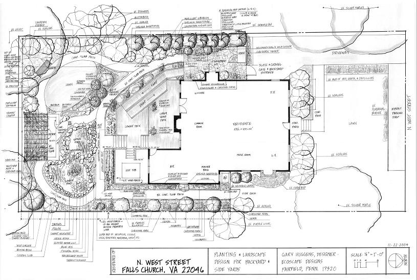 landscape design plans landscape plan examples sample landscape design ...